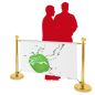 Preview: CAFÉ Absperrbanner Schwarz Preview: CAFÉ Absperrbanner Schwarz