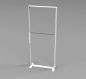 Preview: LUMIX WHITE 85x200cm, Frame