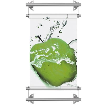 Wallbanner 60 mit Banner 60x120