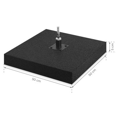 Rubberbase mit Metallrotator
