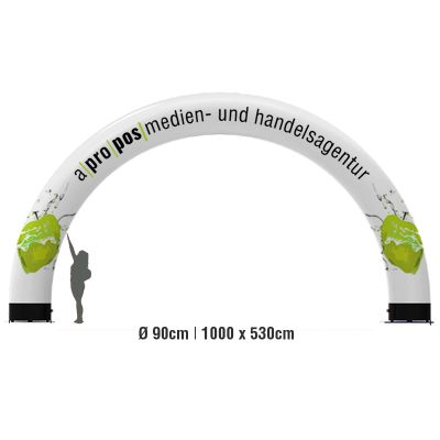 Inflat Bow 90, 1000x530cm