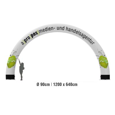 Inflat Bow 90, 1200x640cm