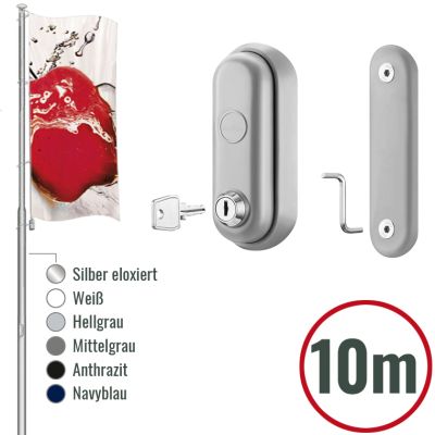 Fahnenmast Secur ECO 1000cm