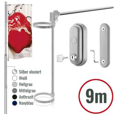 Fahnenmast Windtracker Secur ECO 800cm