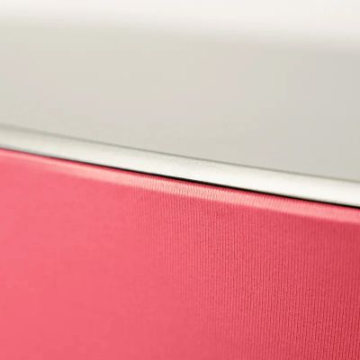 TexCounter Oval, Textilgrafik mit Silkonkeder montiert