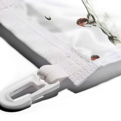 Werbefahne Mastausleger, Karabiner