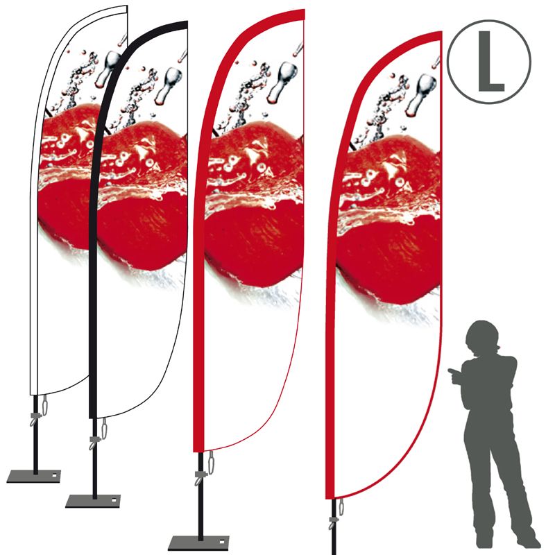 Beachflag Event Feather Curve