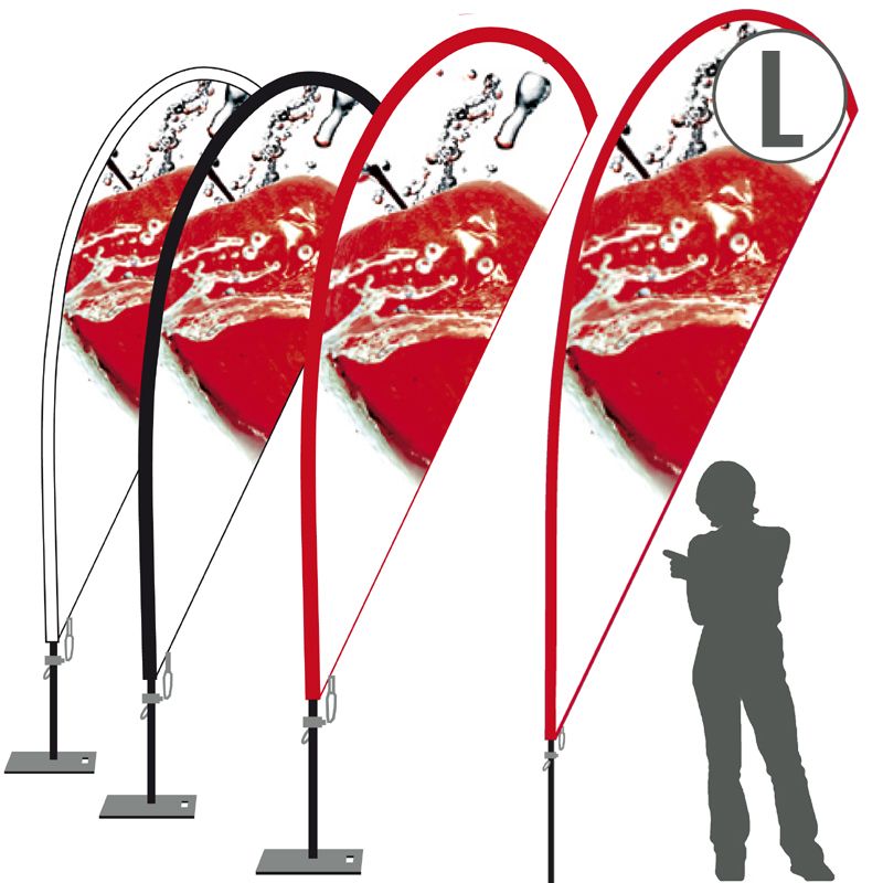 Beachflag Event Feather Straight