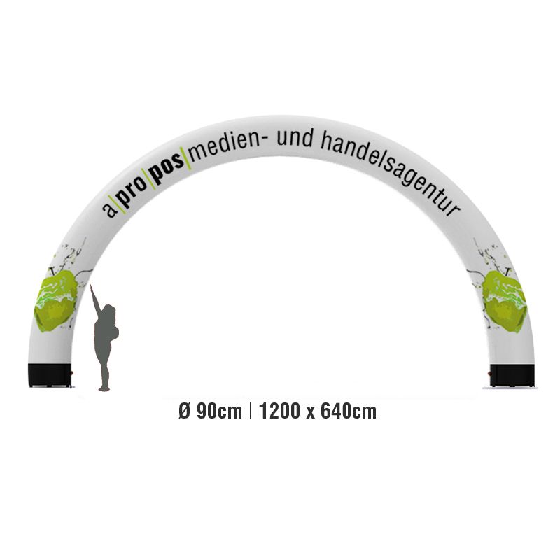 Inflat Bow 90, 1200x640cm