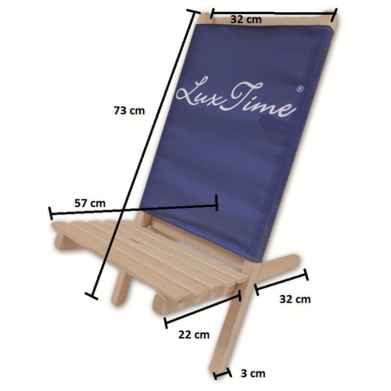 Strandstuhl Abmessungen