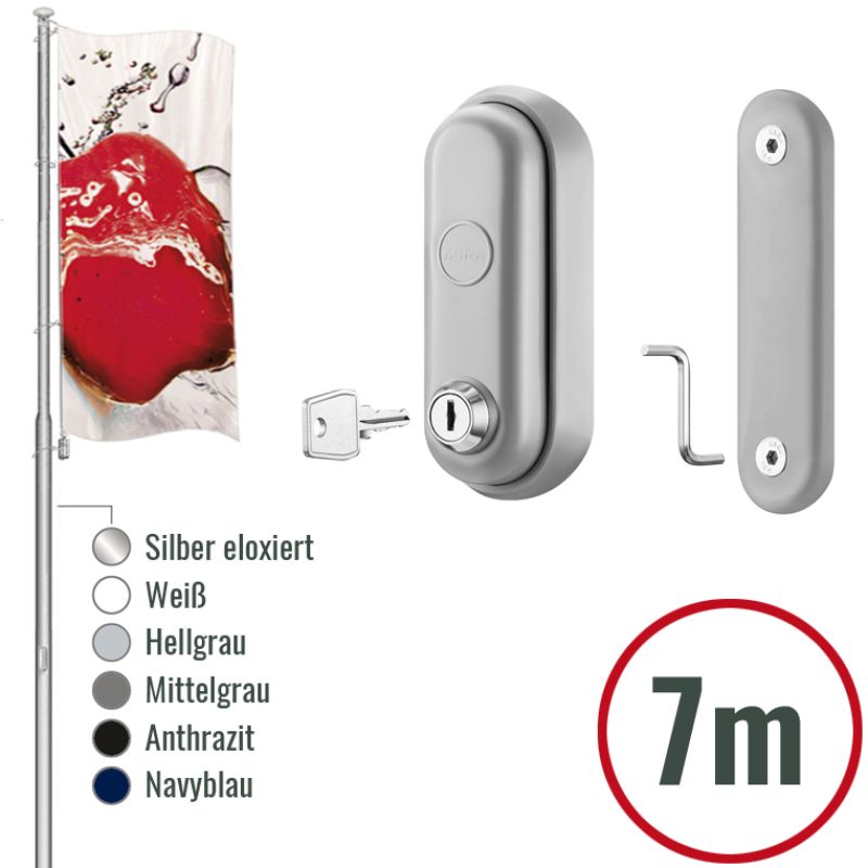 Fahnenmast Secur ECO 700cm