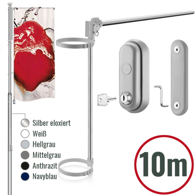 Fahnenmast Windtracker Secur ECO 800cm