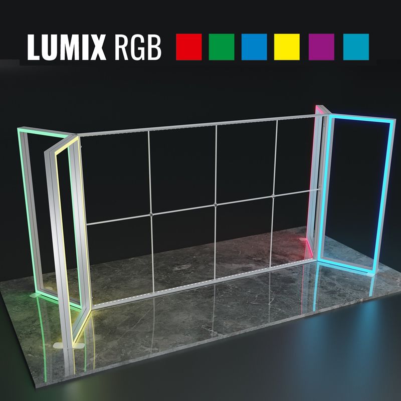 Lumix RGB Messestand Beispiel