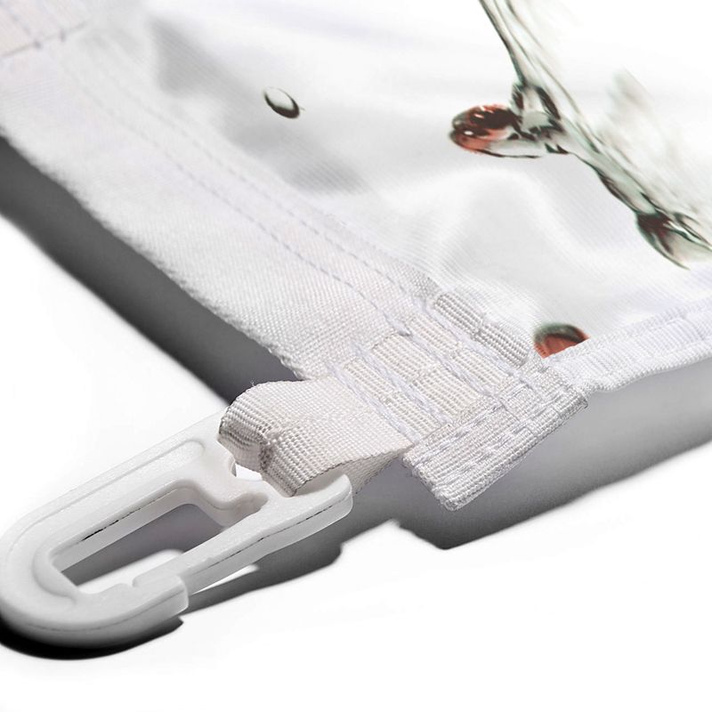 Werbefahne Mastausleger, Karabiner