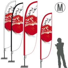 Beachflag Promo Feather Curve
