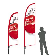 Beachflag Promo Feather Curve